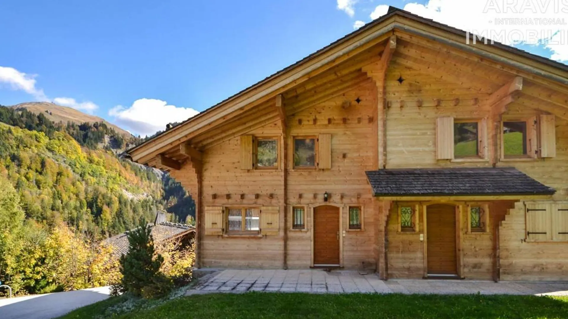 Demi Chalet 8 Pers, 4 Chambres, Garage, Wifi, Ski Bus Proche - Fr-1-391-45 Le Grand-Bornand